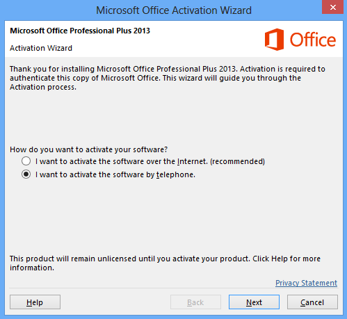word product activation failed 2013
